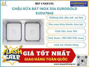 Chậu rửa bát chống xướt Eurogold EUD67848